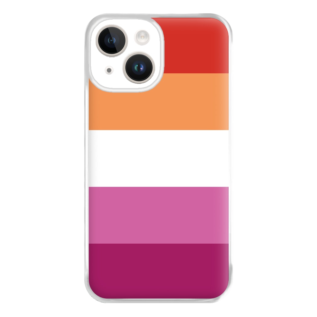 Lesbian Flag - Pride Phone Case for iPhone 14