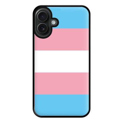 Trans Flag - Pride Phone Case for iPhone 16 Plus