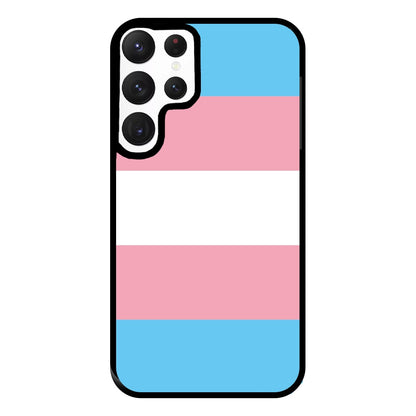 Trans Flag - Pride Phone Case for Galaxy S22 Ultra