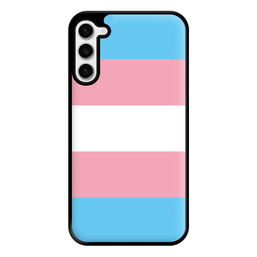 Trans Flag - Pride Phone Case for Galaxy S23 Plus