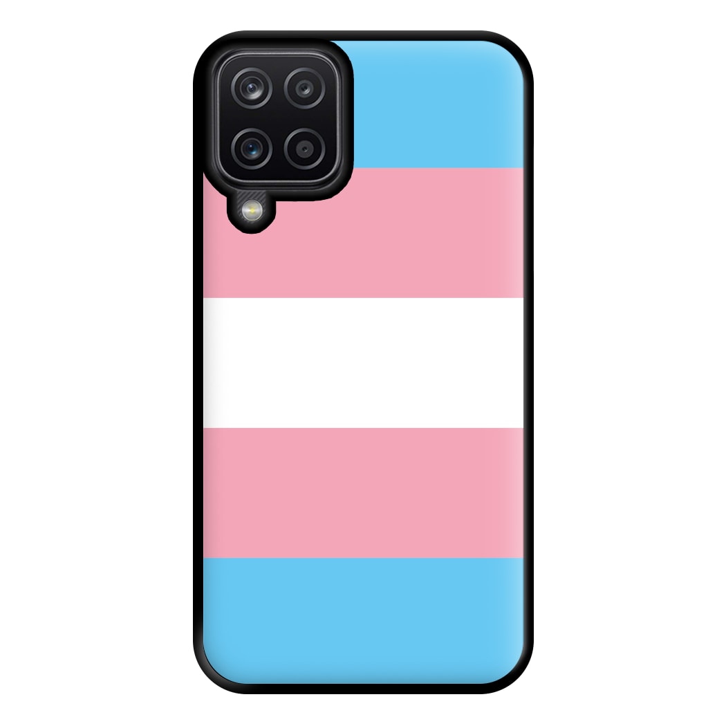 Trans Flag - Pride Phone Case for Galaxy A12