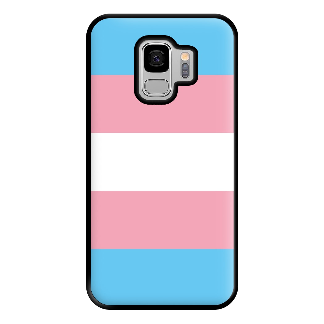 Trans Flag - Pride Phone Case for Galaxy S9 Plus