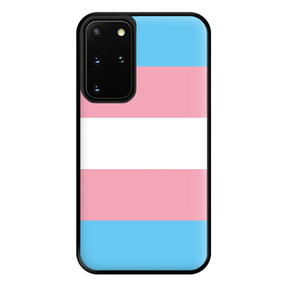 Trans Flag - Pride Phone Case for Galaxy S20 Plus