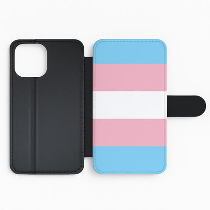 Trans Flag - Pride Flip Phone Case