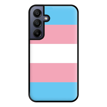 Trans Flag - Pride Phone Case for Galaxy A15