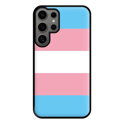 Trans Flag - Pride Phone Case for Galaxy S24 Ultra