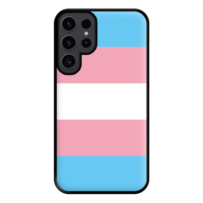 Trans Flag - Pride Phone Case for Galaxy S23 Ultra