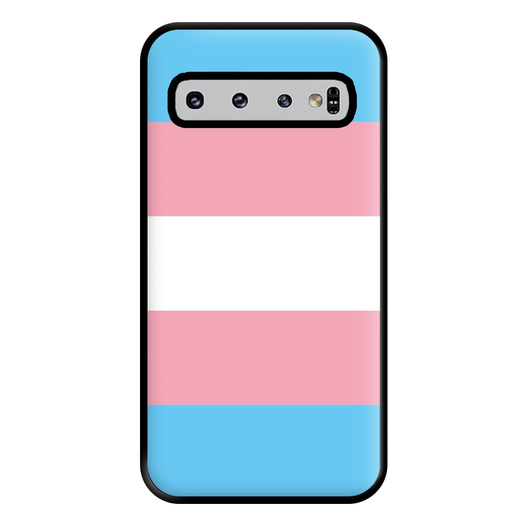 Trans Flag - Pride Phone Case for Galaxy S10 Plus