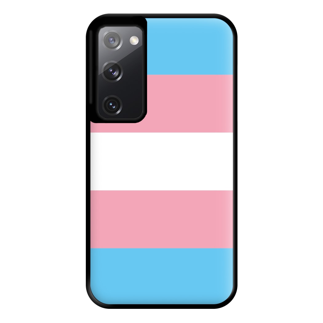 Trans Flag - Pride Phone Case for Galaxy S20FE