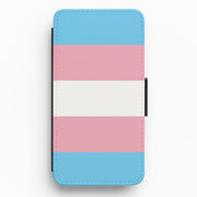 Trans Flag - Pride Flip / Wallet Phone Case 1