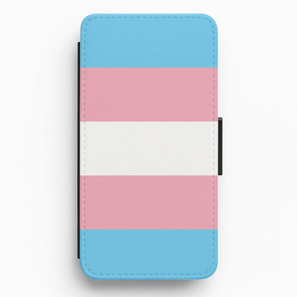 Trans Flag - Pride Flip / Wallet Phone Case