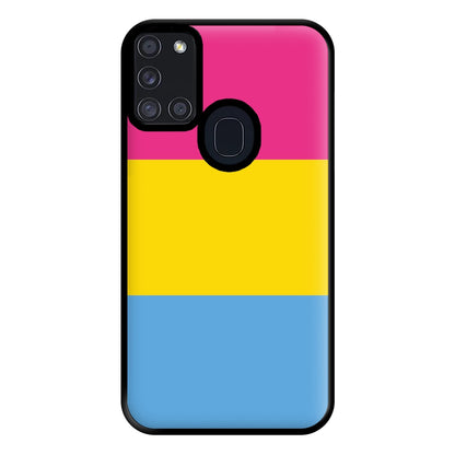 Pansexual Flag - Pride Phone Case for Galaxy A21s