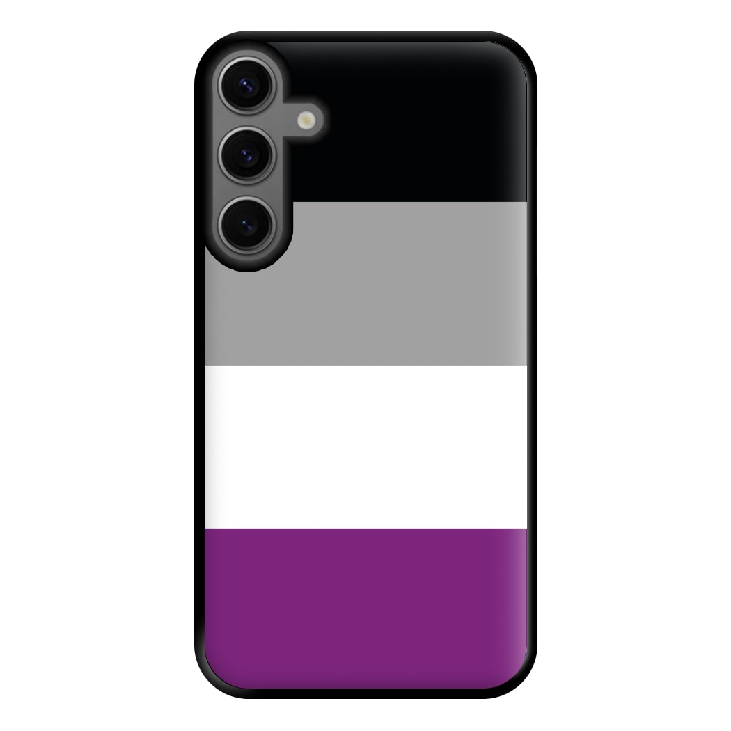 Asexual Flag - Pride Phone Case for Galaxy S23FE