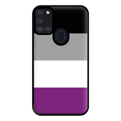 Asexual Flag - Pride Phone Case for Galaxy A21s