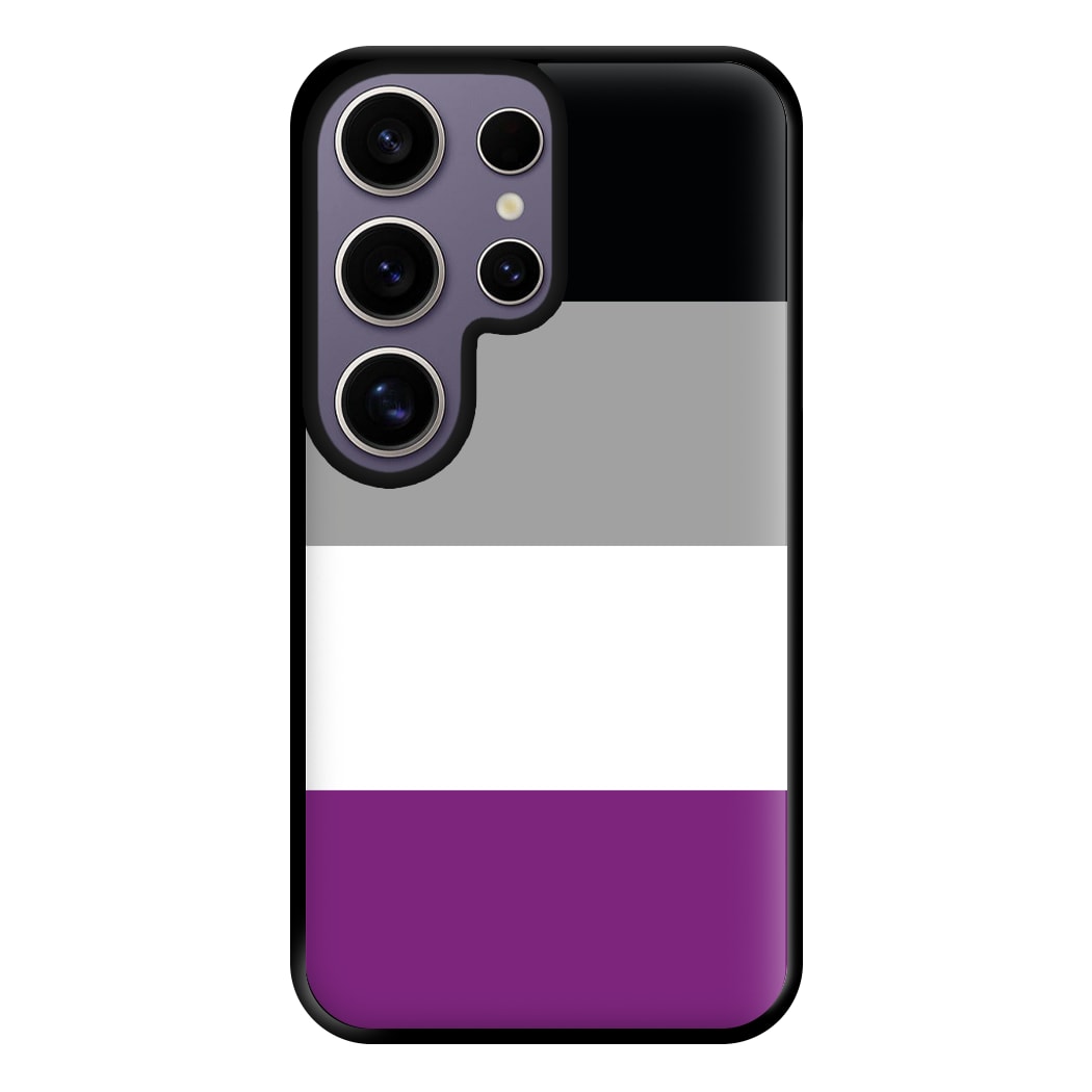 Asexual Flag - Pride Phone Case for Galaxy S25 Ultra