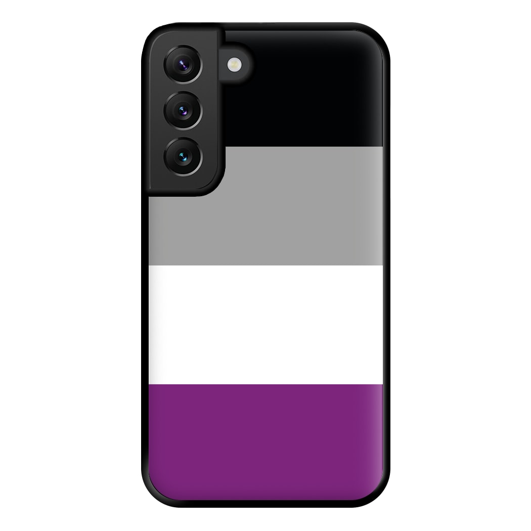 Asexual Flag - Pride Phone Case for Galaxy S22 Plus