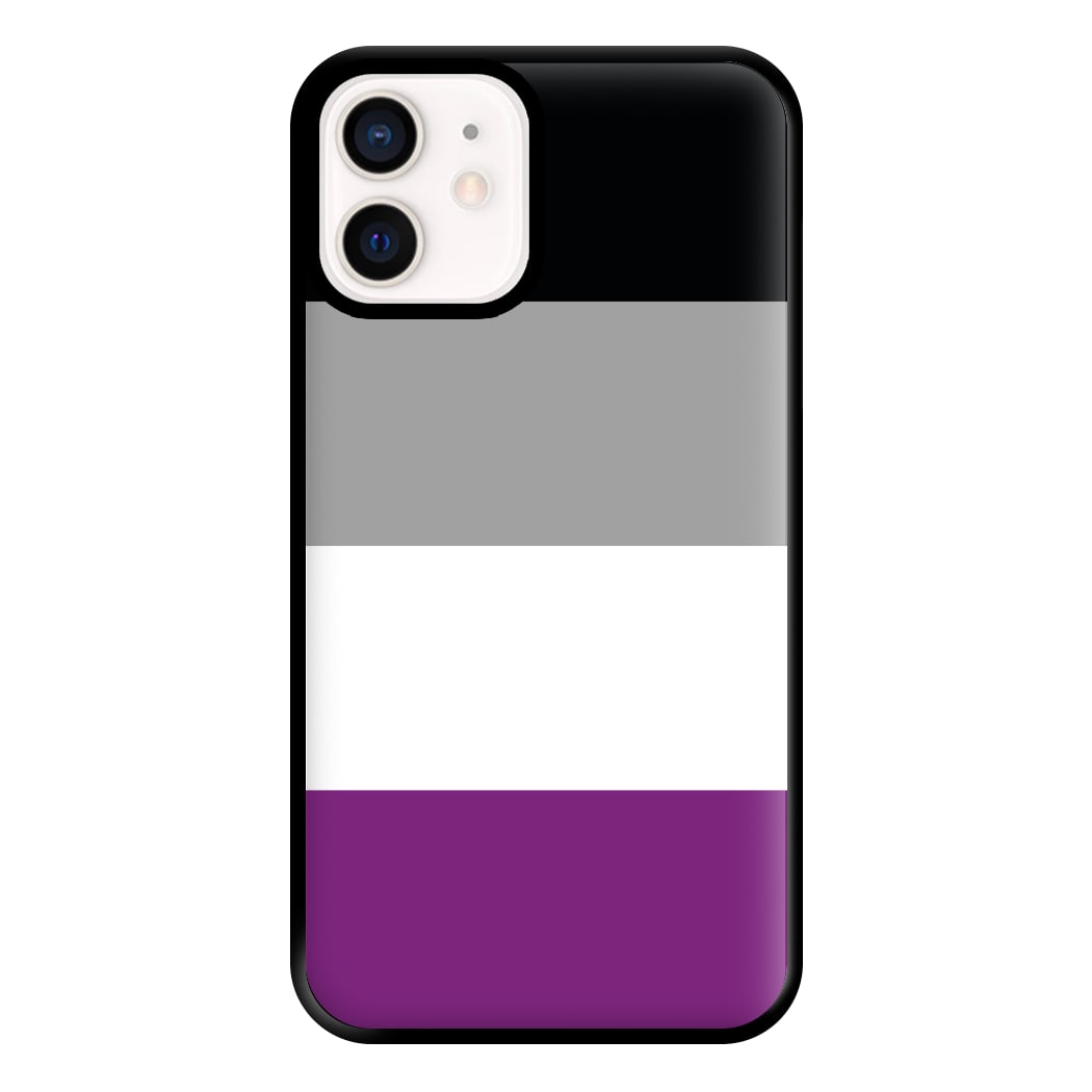 Asexual Flag - Pride Phone Case for iPhone 13 Mini