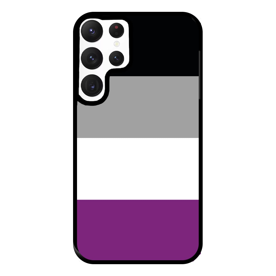 Asexual Flag - Pride Phone Case for Galaxy S22 Ultra