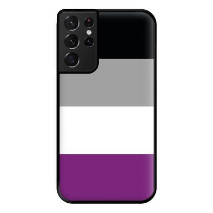 Asexual Flag - Pride Phone Case for Galaxy S21 Ultra