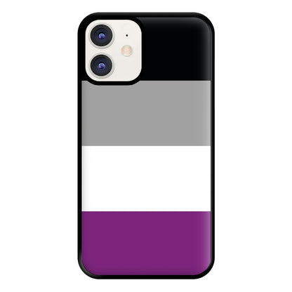 Asexual Flag - Pride Phone Case for iPhone 12 / 12 Pro