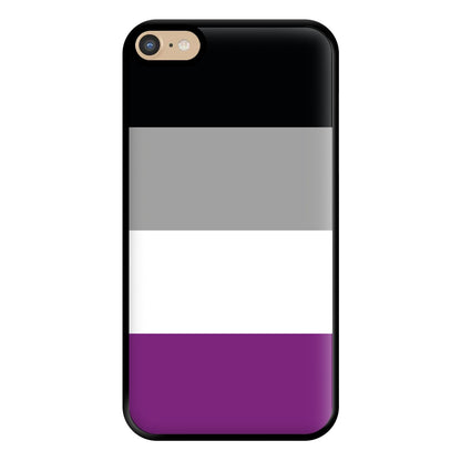 Asexual Flag - Pride Phone Case for iPhone 6 Plus / 7 Plus / 8 Plus