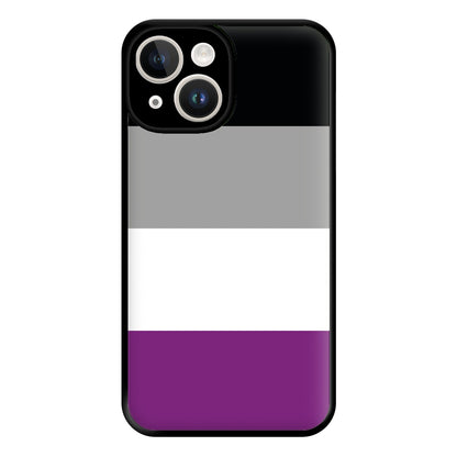 Asexual Flag - Pride Phone Case for iPhone 14