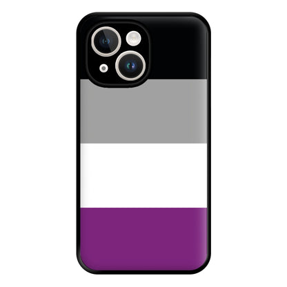 Asexual Flag - Pride Phone Case for iPhone 14 Plus