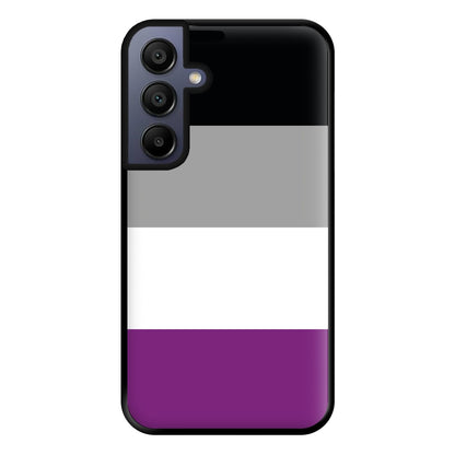 Asexual Flag - Pride Phone Case for Galaxy A15