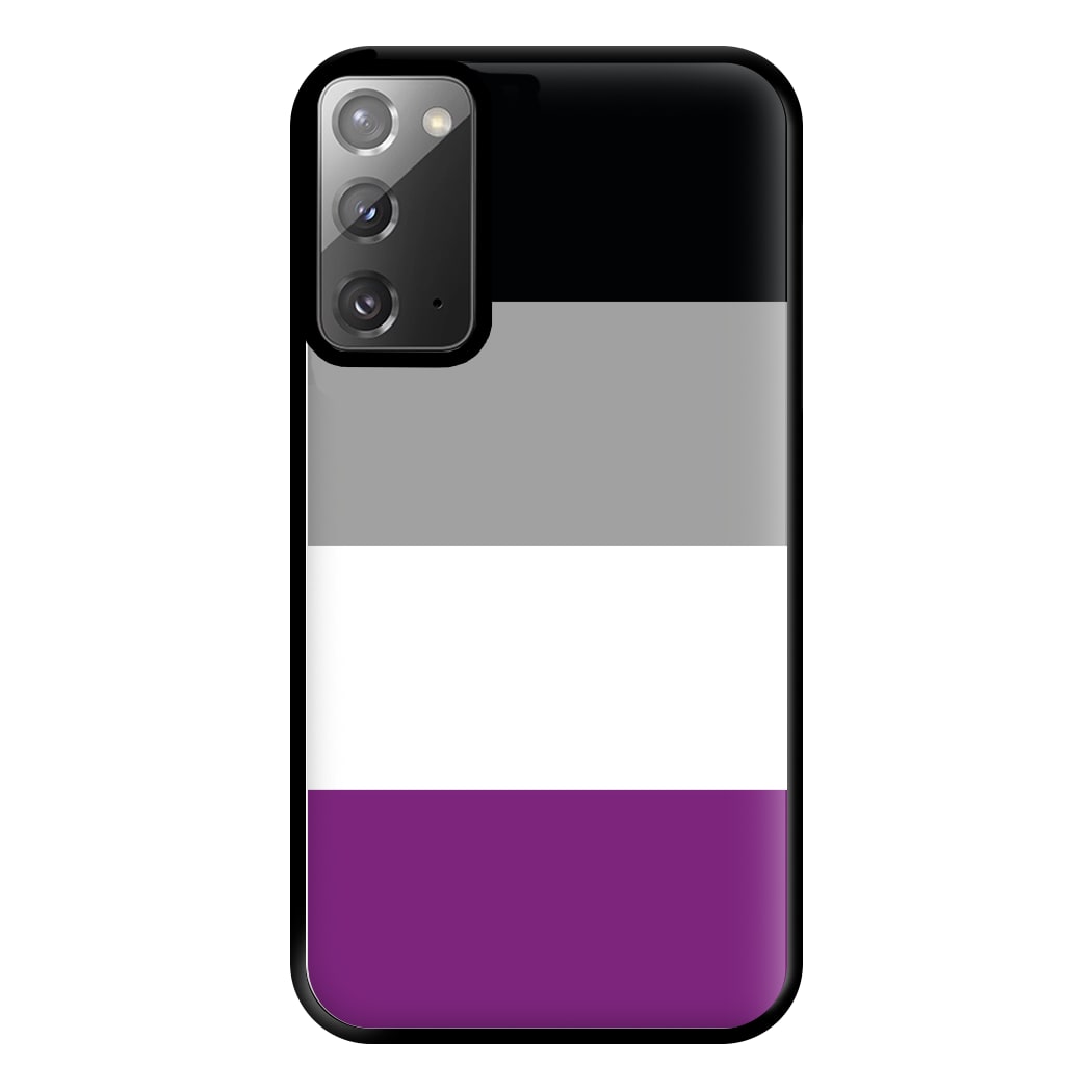 Asexual Flag - Pride Phone Case for Galaxy Note 20 Ultra