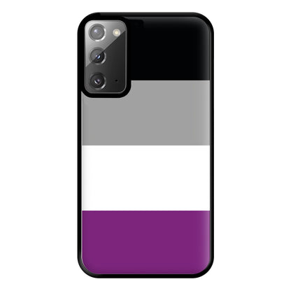 Asexual Flag - Pride Phone Case for Galaxy Note 20 Ultra