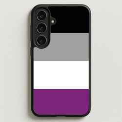 Asexual Flag - Pride Phone Case for Galaxy S25FE
