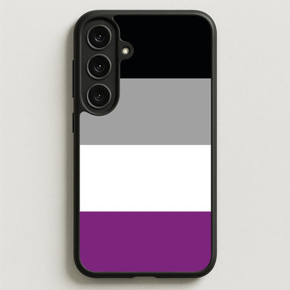 Asexual Flag - Pride Phone Case for Galaxy S25FE