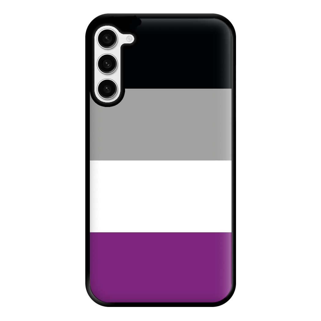 Asexual Flag - Pride Phone Case for Galaxy S23 Plus