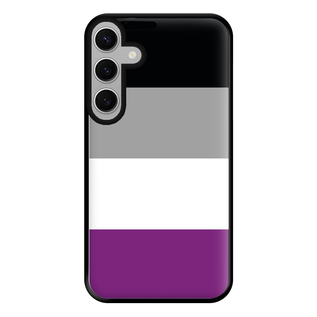 Asexual Flag - Pride Phone Case for Galaxy S24FE