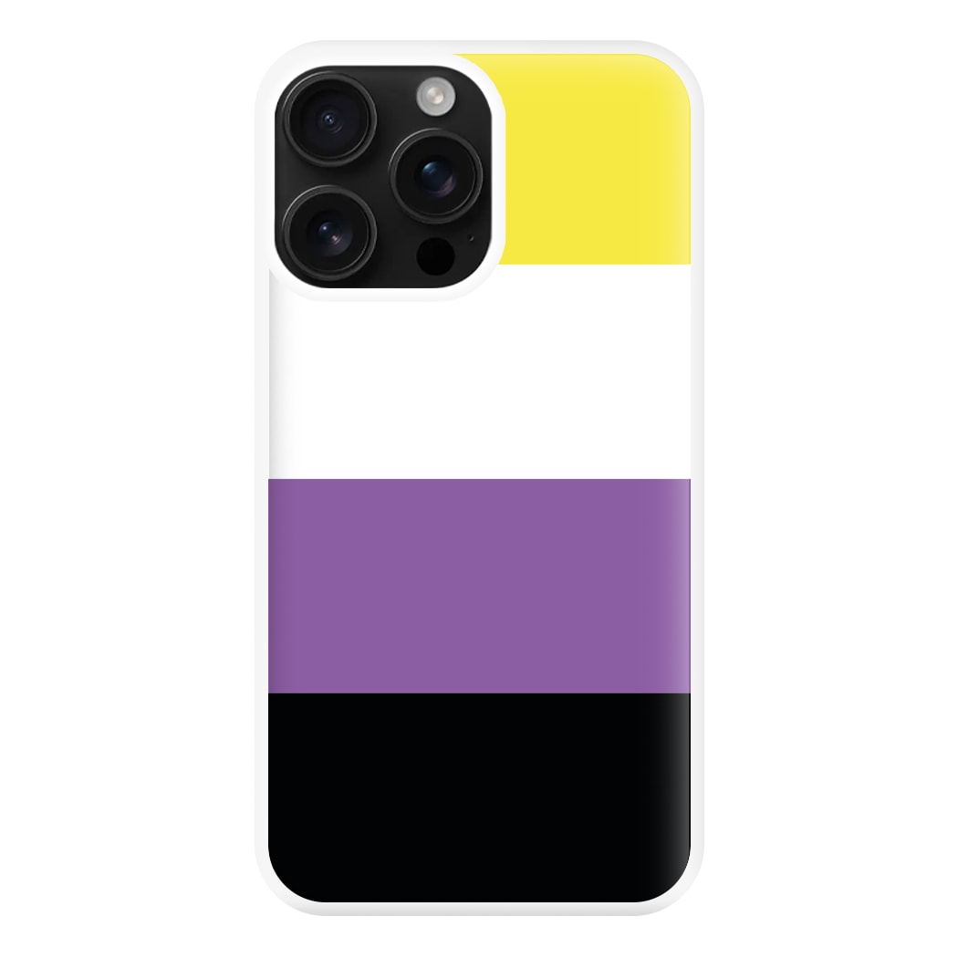 Non-Binary Flag - Pride Phone Case for iPhone 16 Pro Max