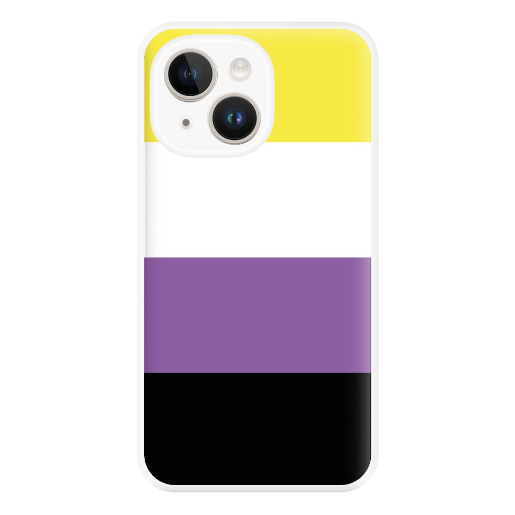 Non-Binary Flag - Pride Phone Case for iPhone 14 Plus