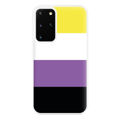 Non-Binary Flag - Pride Phone Case for Galaxy S20 Plus