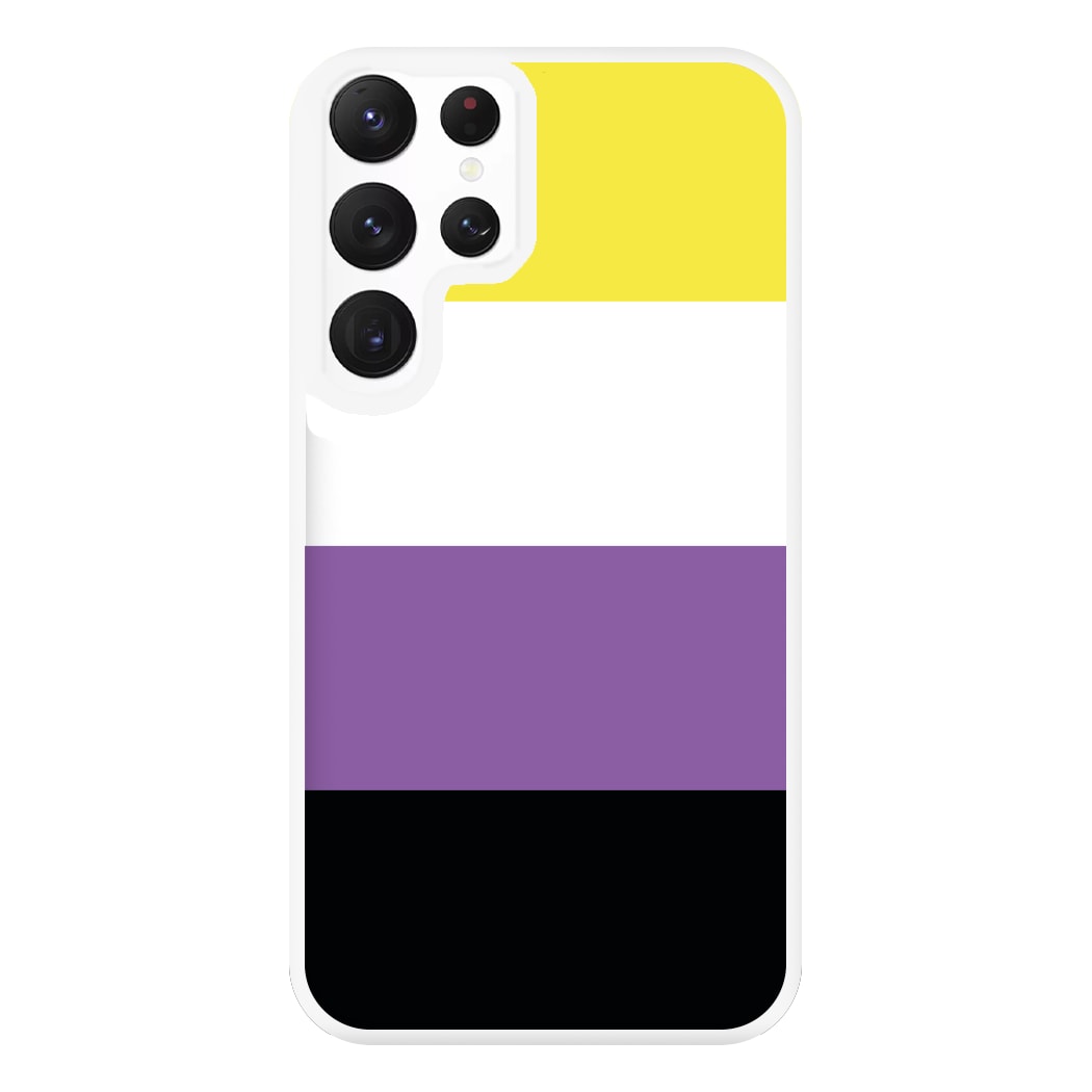 Non-Binary Flag - Pride Phone Case for Galaxy S22 Ultra