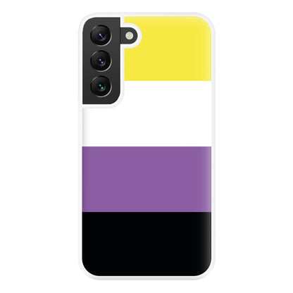 Non-Binary Flag - Pride Phone Case for Galaxy S22 Plus