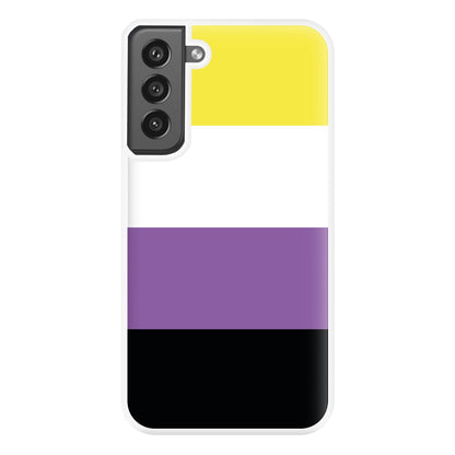 Non-Binary Flag - Pride Phone Case for Galaxy S21FE