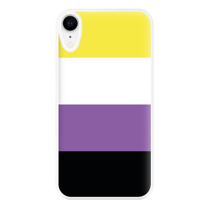 Non-Binary Flag - Pride Phone Case for iPhone XR