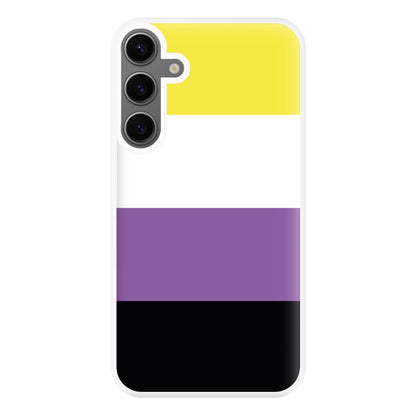 Non-Binary Flag - Pride Phone Case for Galaxy S24FE