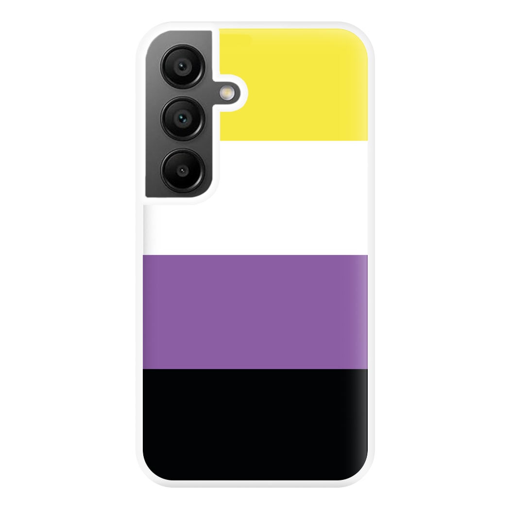 Non-Binary Flag - Pride Phone Case for Galaxy A55