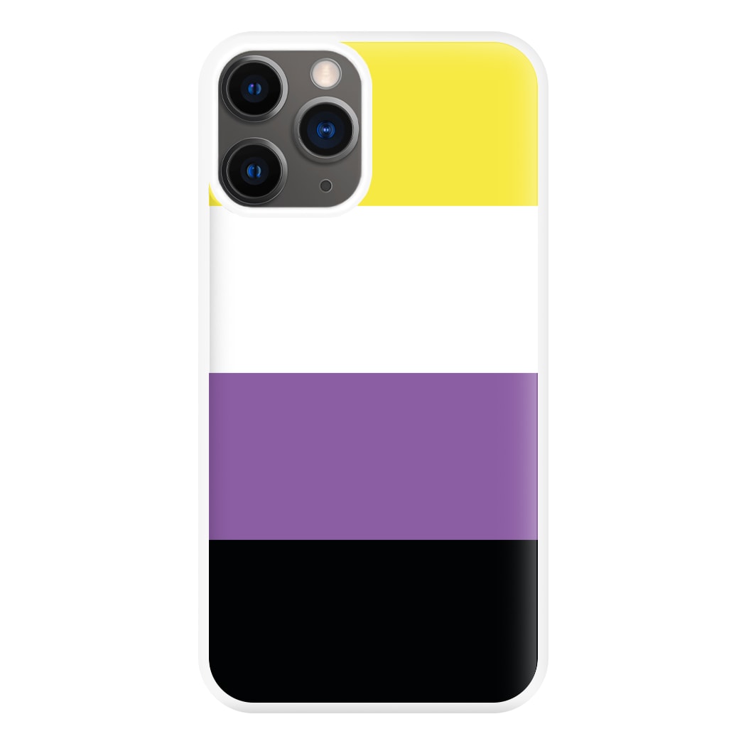 Non-Binary Flag - Pride Phone Case for iPhone 12 Pro Max