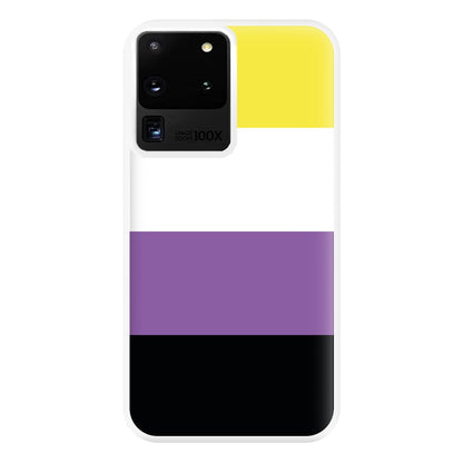 Non-Binary Flag - Pride Phone Case for Galaxy S20 Ultra