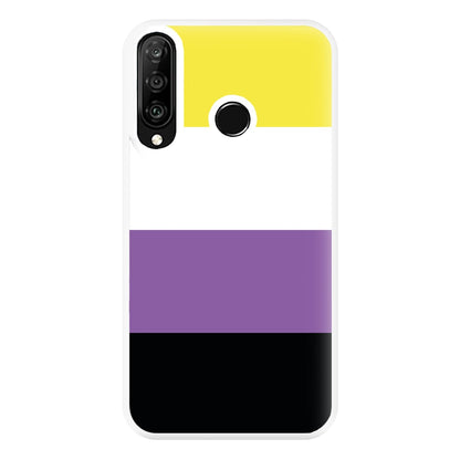 Non-Binary Flag - Pride Phone Case for Huawei P30 Lite