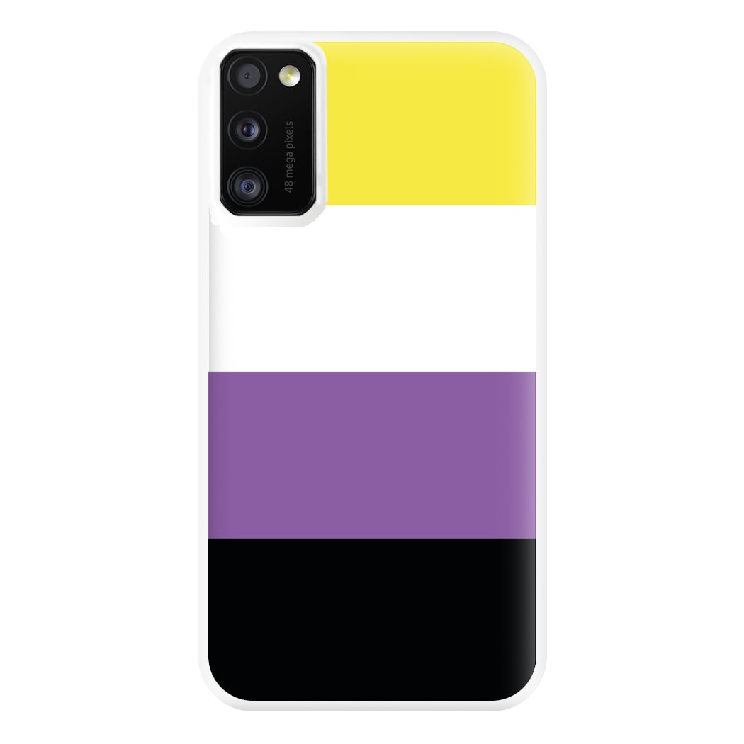 Non-Binary Flag - Pride Phone Case for Galaxy A41