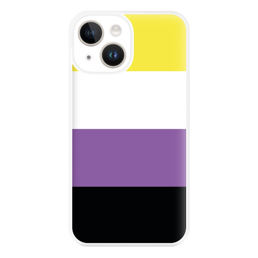 Non-Binary Flag - Pride Phone Case for iPhone 14