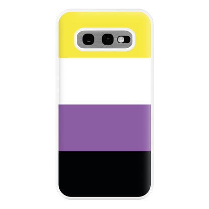 Non-Binary Flag - Pride Phone Case for Galaxy S10e