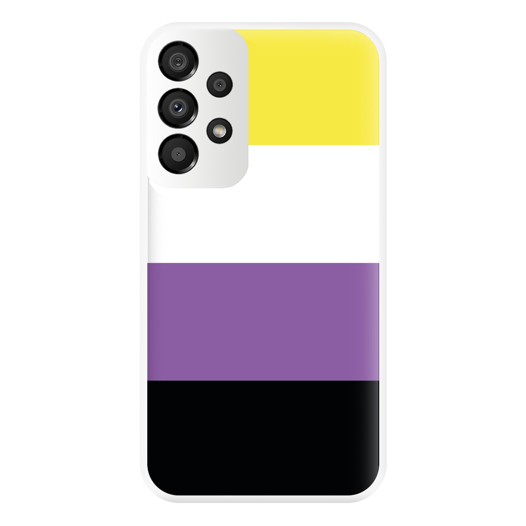 Non-Binary Flag - Pride Phone Case for Galaxy A33